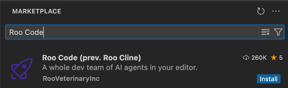 VS Code marketplace with ProdE extension ready to install