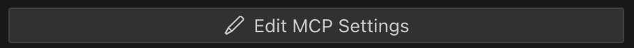 Edit MCP Settings button